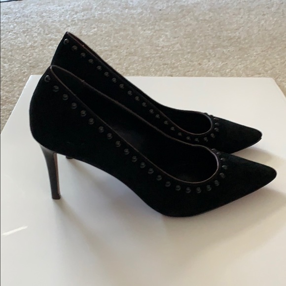 COACH Smith Rivets Suede Pumps - Picture 3 of 5